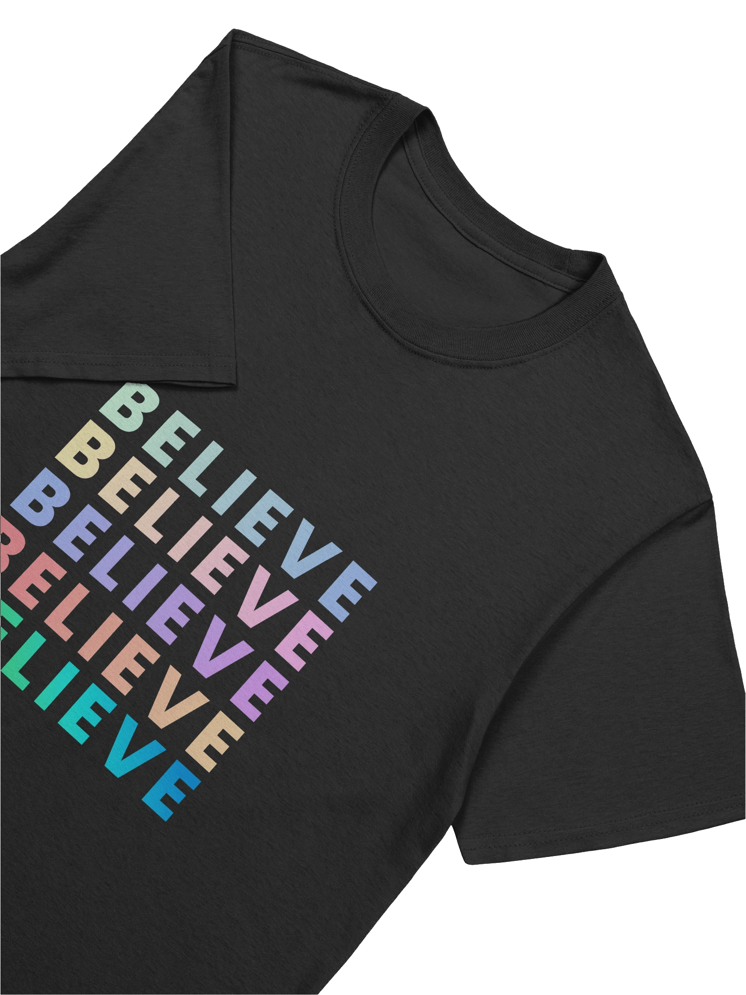 Vibrant Believe Grid T-Shirt product image (60)