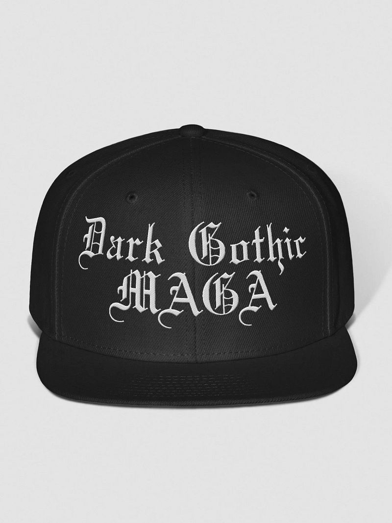 Dark Gothic MAGA Cap