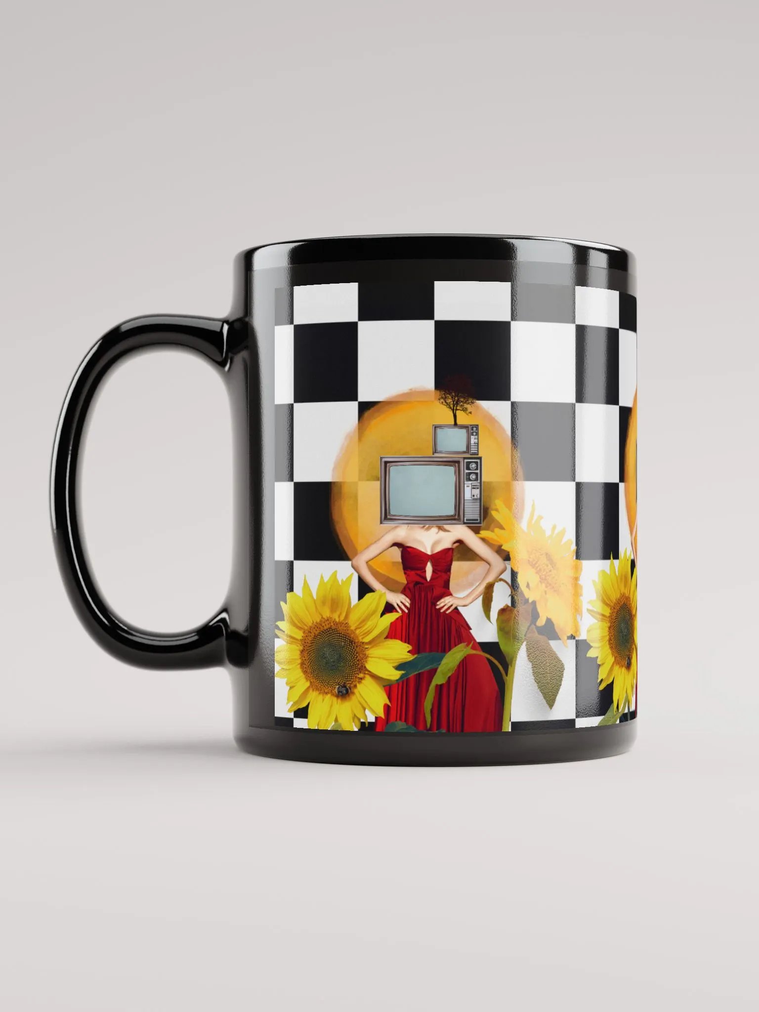 Surreal TV Garden Mug, printed on all sides product image (12)