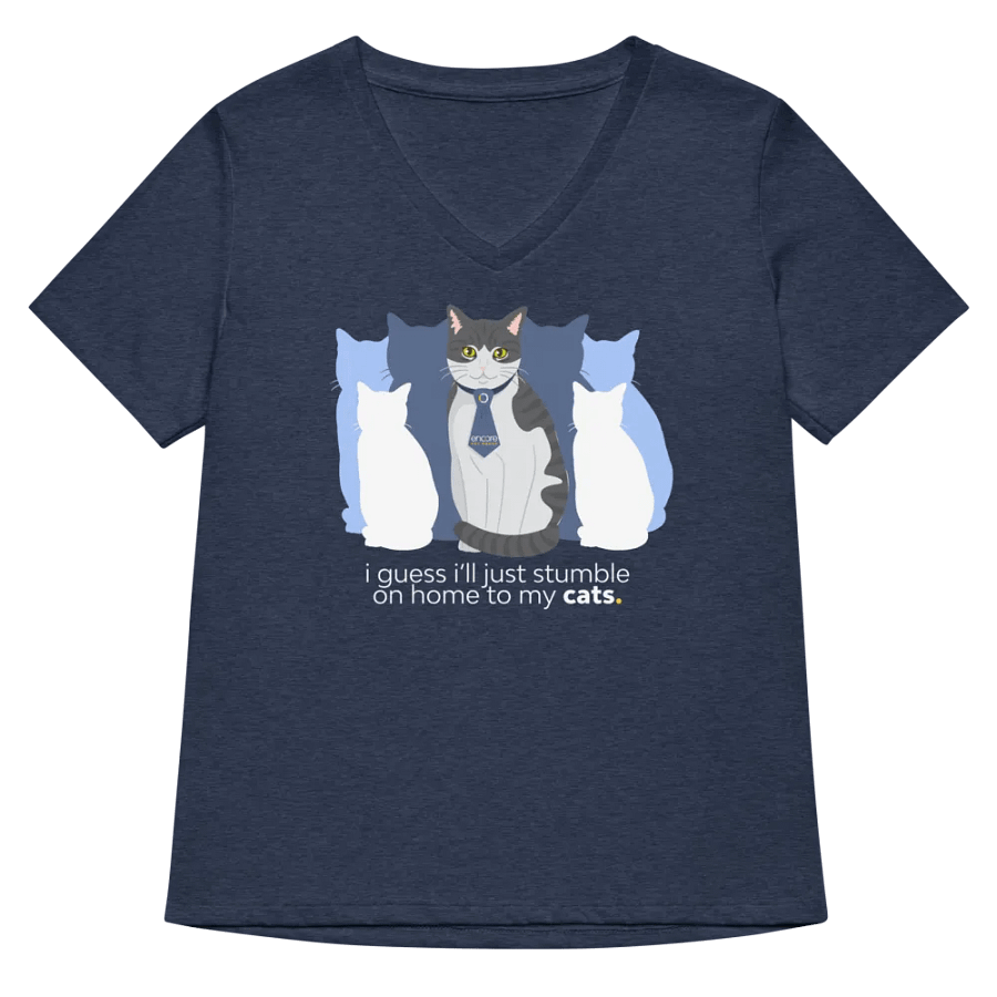 Encore Stumble Home to My Cats Women's Bella+Canvas T-Shirt product image (5)