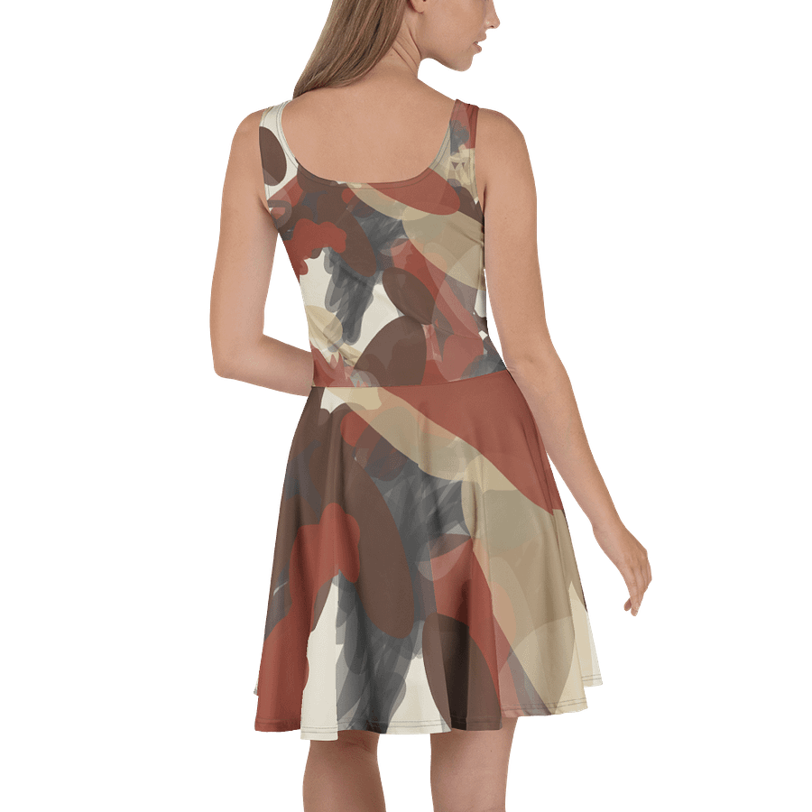 Chaos in Color Skater Dress product image (4)