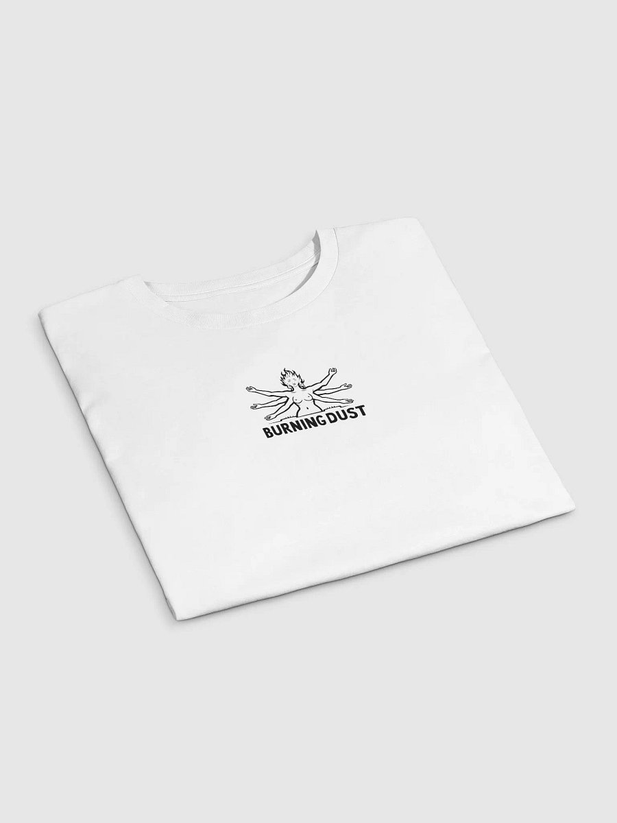 Burning Dust Women's Crop Top White product image (3)