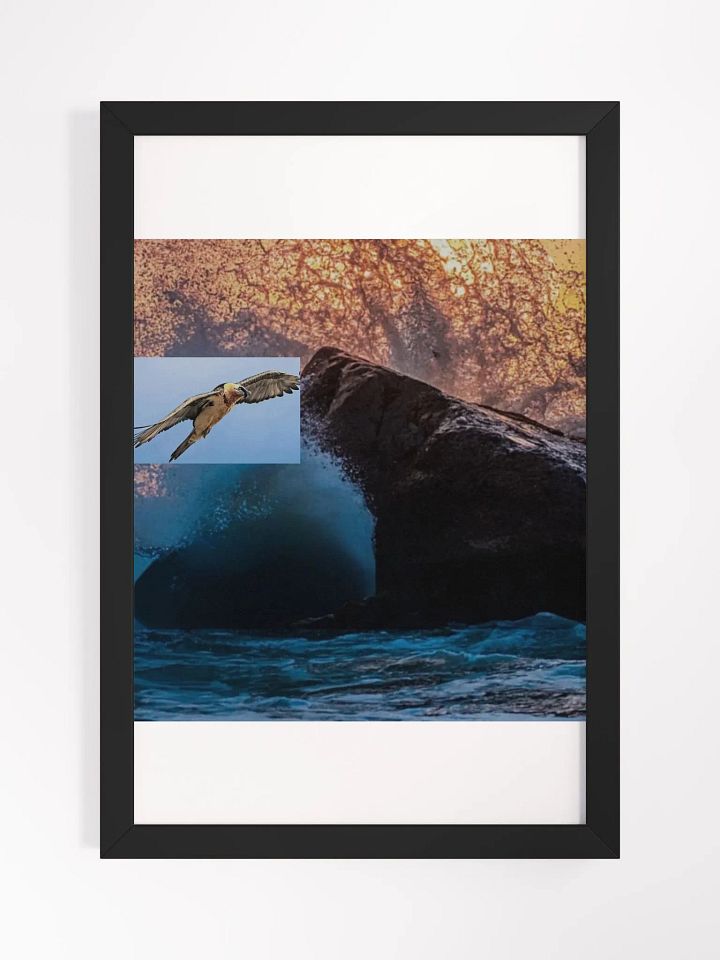 Wall Art Eagle Framed High-Quality Matte Poster (in) product image (1)