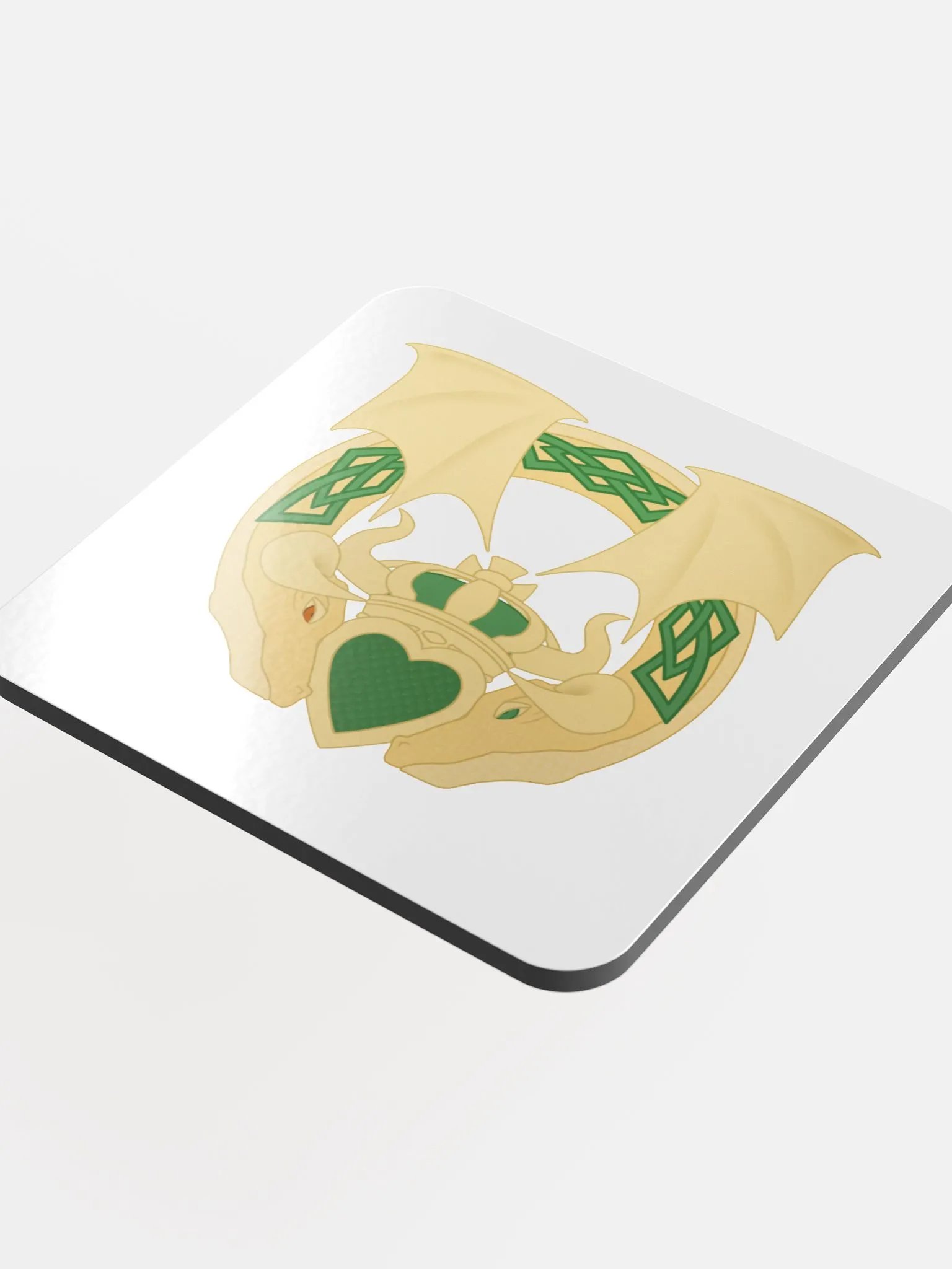 Báirseach Family Crest Cork Coaster product image (4)