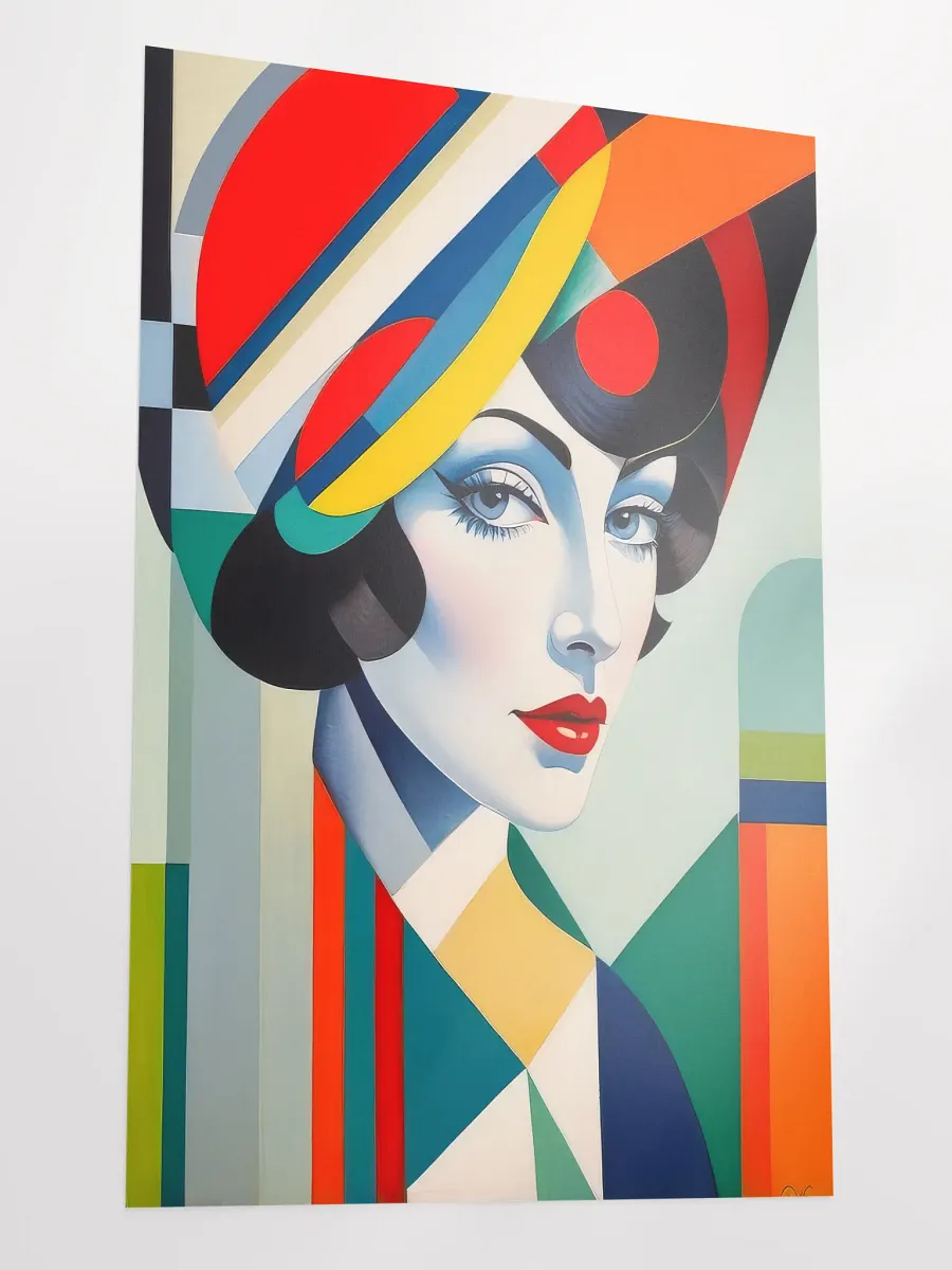 Vibrant Lucy - Flapper Girl Poster - Large 24x36 Inches product image (3)