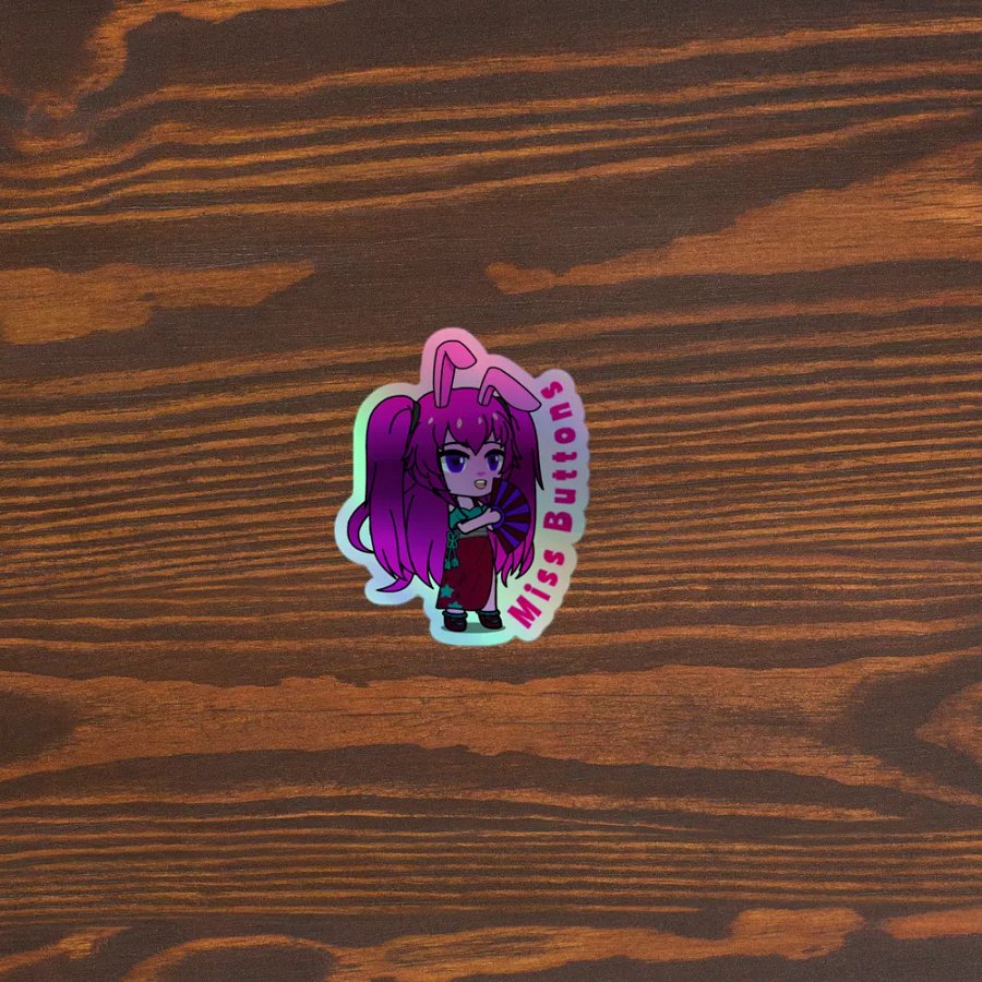 Miss Buttons - Star Cluster Bunnies - rainbow sticker product image (3)