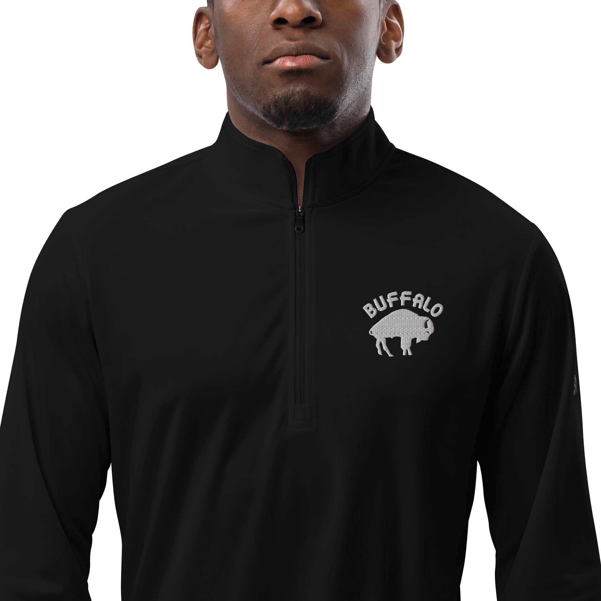 BUFFALO ADIDAS Quarter-Zip Pullover BLACK product image (1)