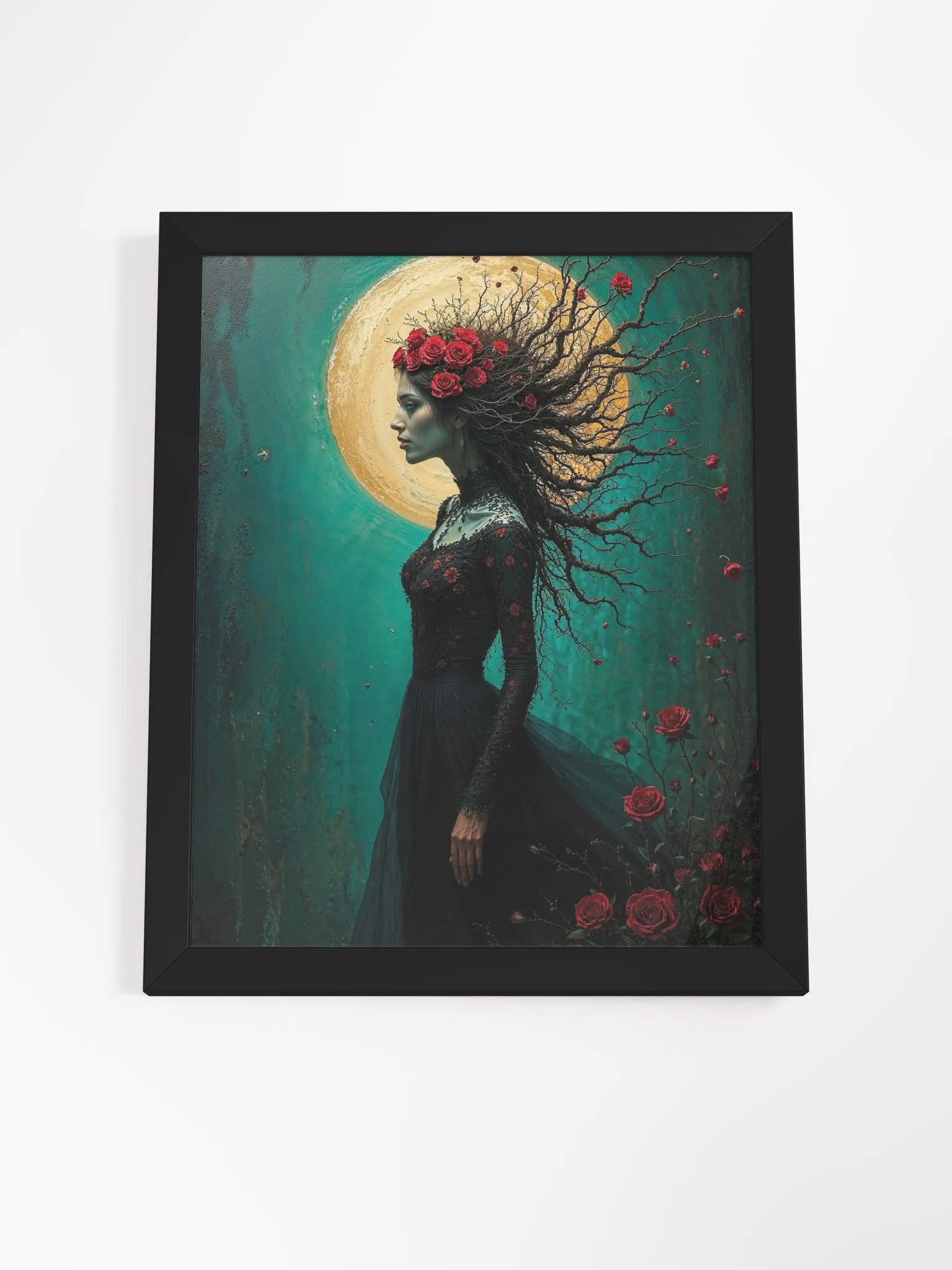Gothic Rose Framed Print product image (24)