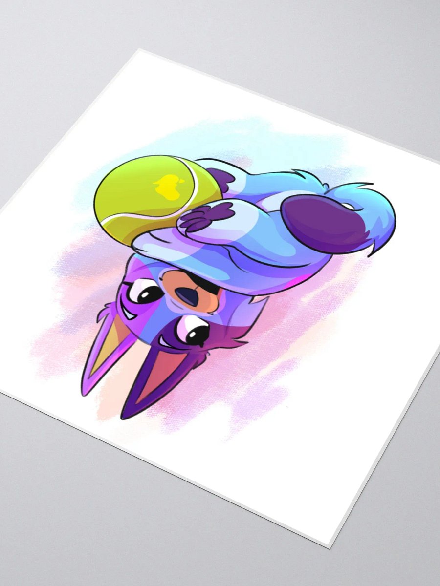 Cheeky Tennis Ball Sticker product image (3)