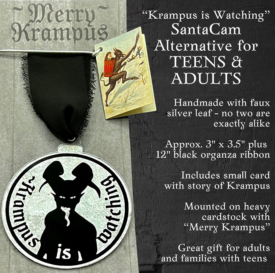 Krampus is Watching - Ornament with Story Card product image (3)