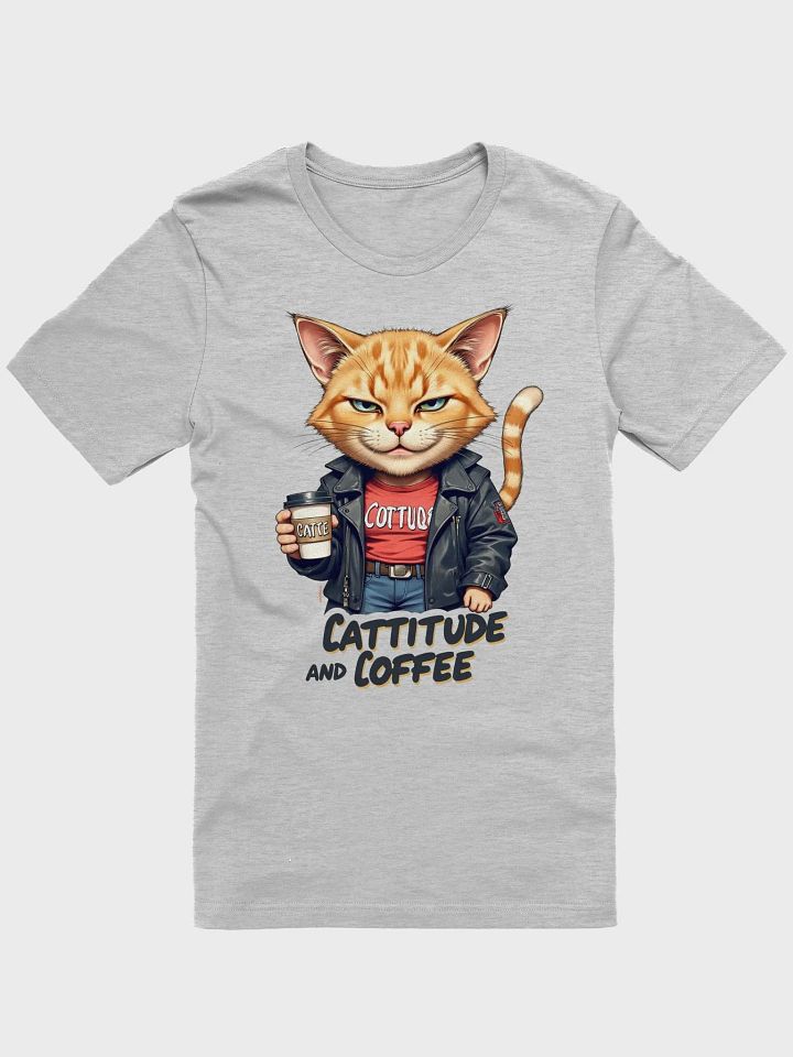 Cattitude and Coffee Tee product image (10)