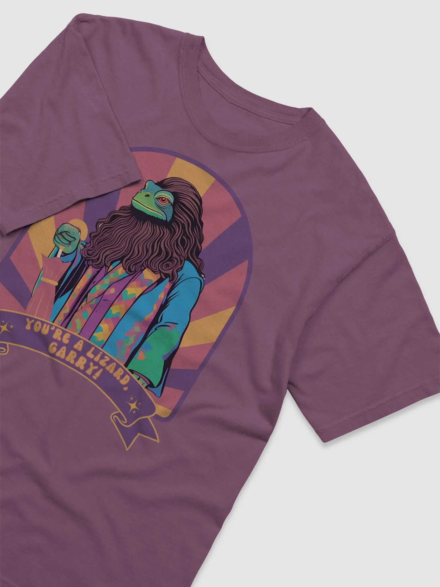 You're a Lizard, Garry! Funny Psychedelic Wizard T.shirt product image (36)