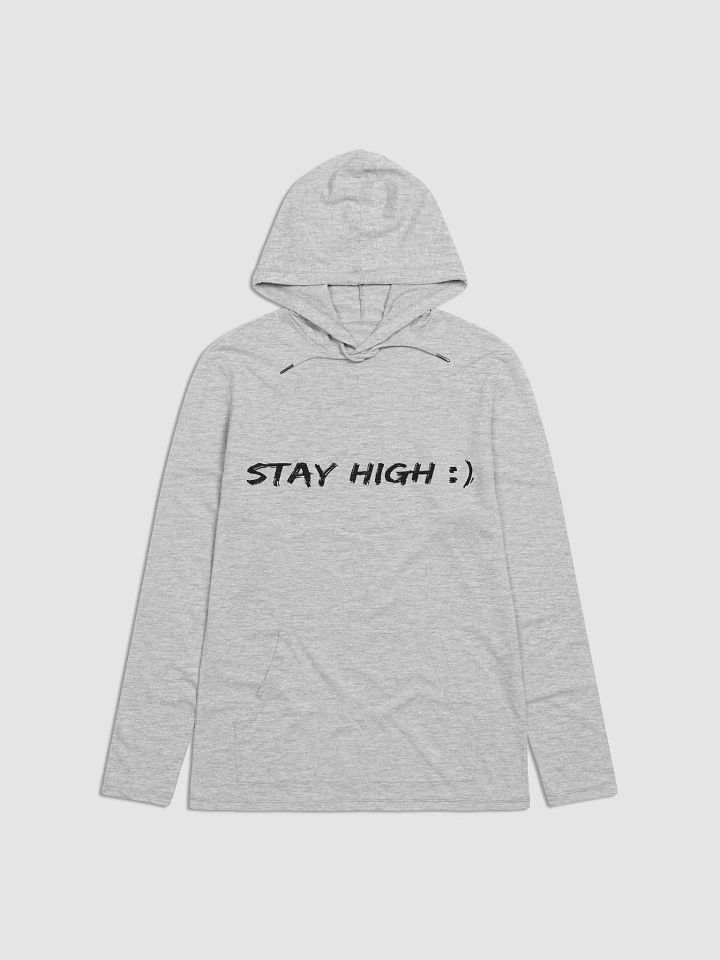Stay High District Lightweight Hoodie (Black Text) product image (1)