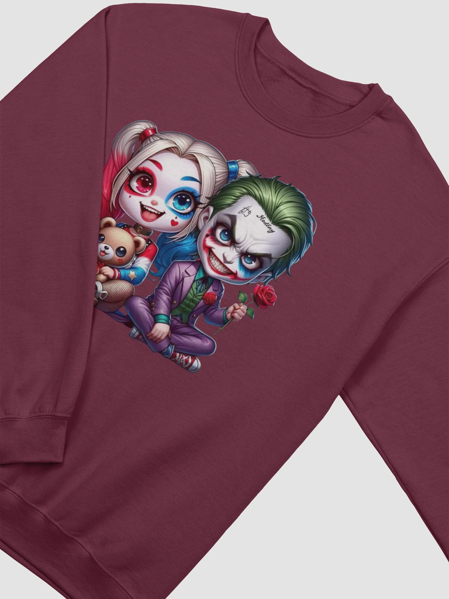 Chibi Love Duo Crewneck Sweatshirt product image (2)