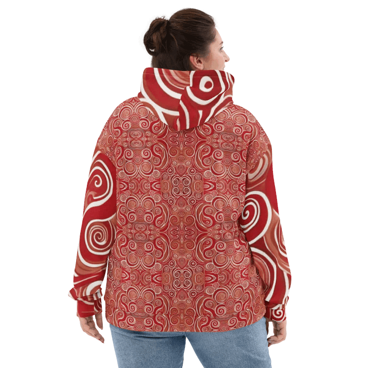 Funky Cherry Swirls Liquid Tie-Dye Hoodie product image (2)
