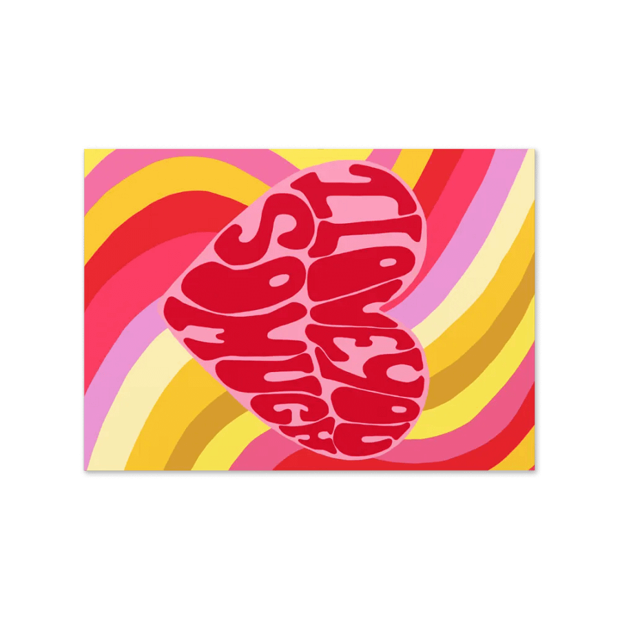I Love You So Much retro portrait greeting card product image (4)