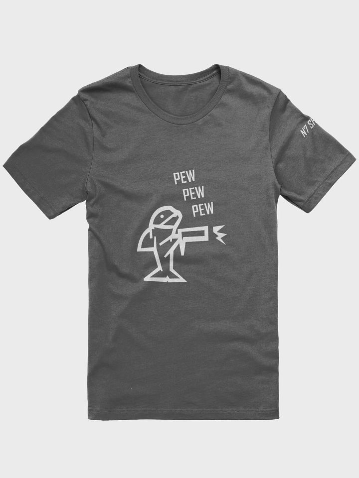 SHARK Pew Pew Pew Shirt (Gray) product image (1)