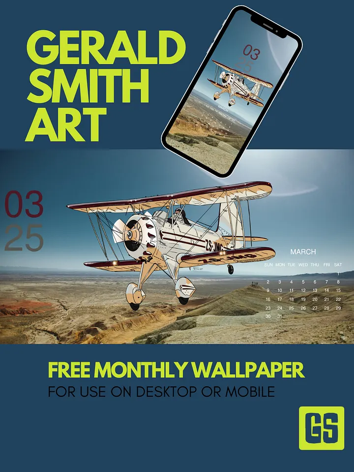 FREE March 2025 Desktop & Mobile Calendar Wallpaper product image (2)