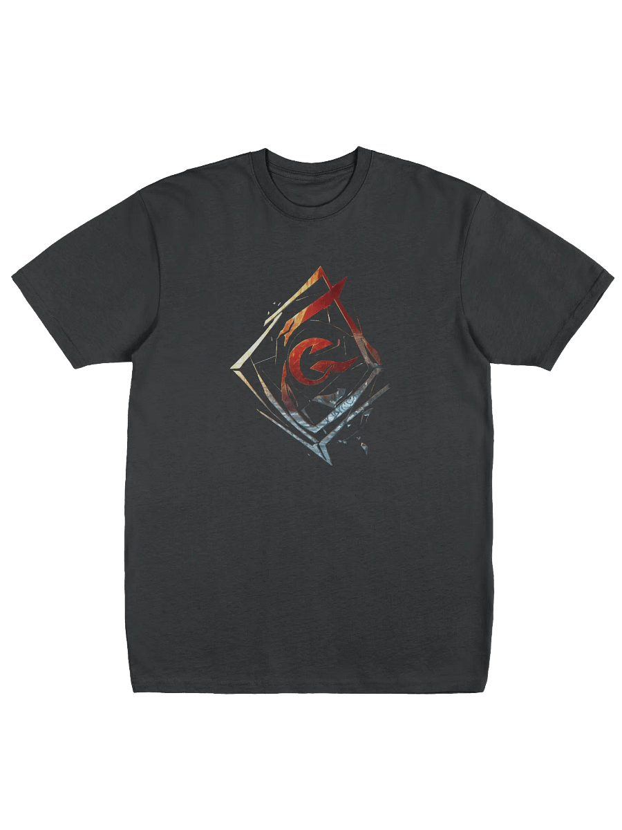 Geometric Emblem Tee, Bold Men's Graphic Shirt, Gift for Him product image (1)