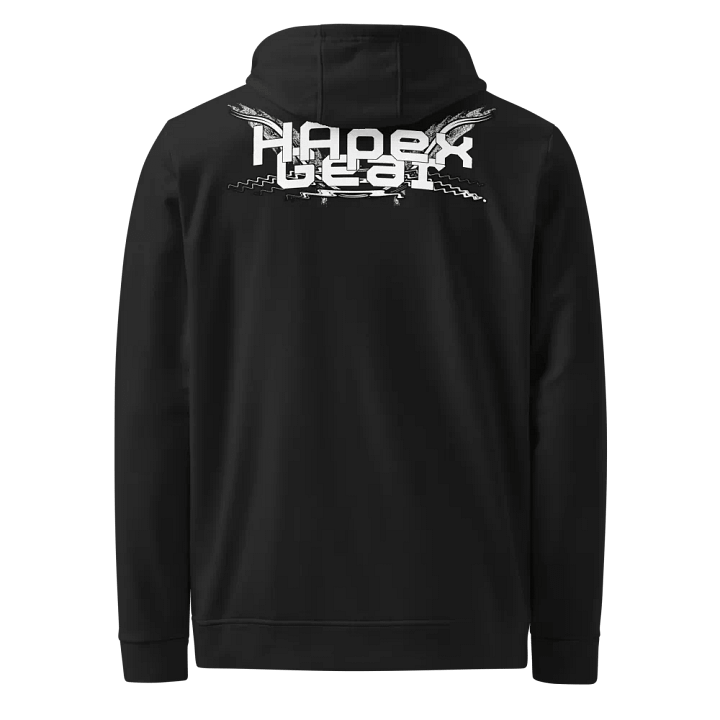 Fleece Hoodie - White HApex Gear White Logo product image (7)
