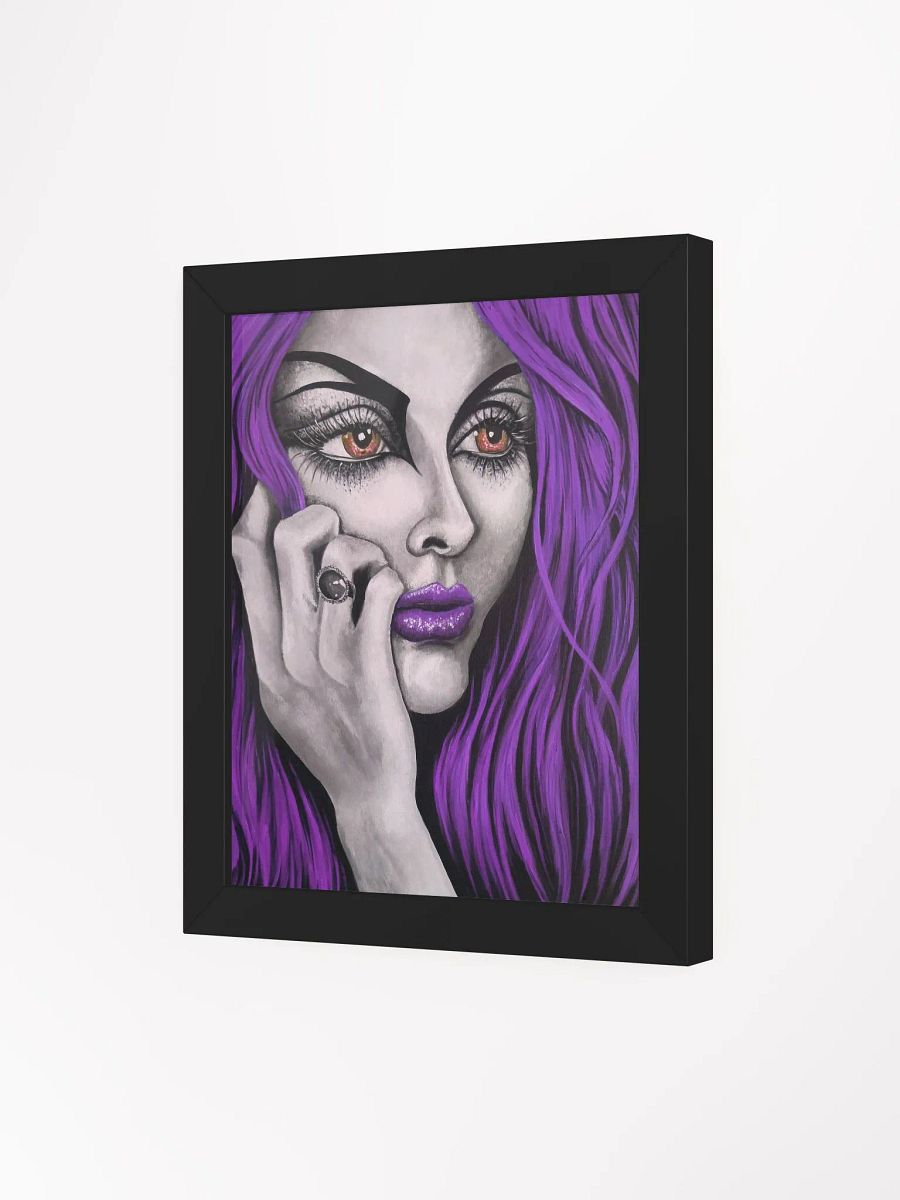 Eden 2024 in purple framed print product image (3)