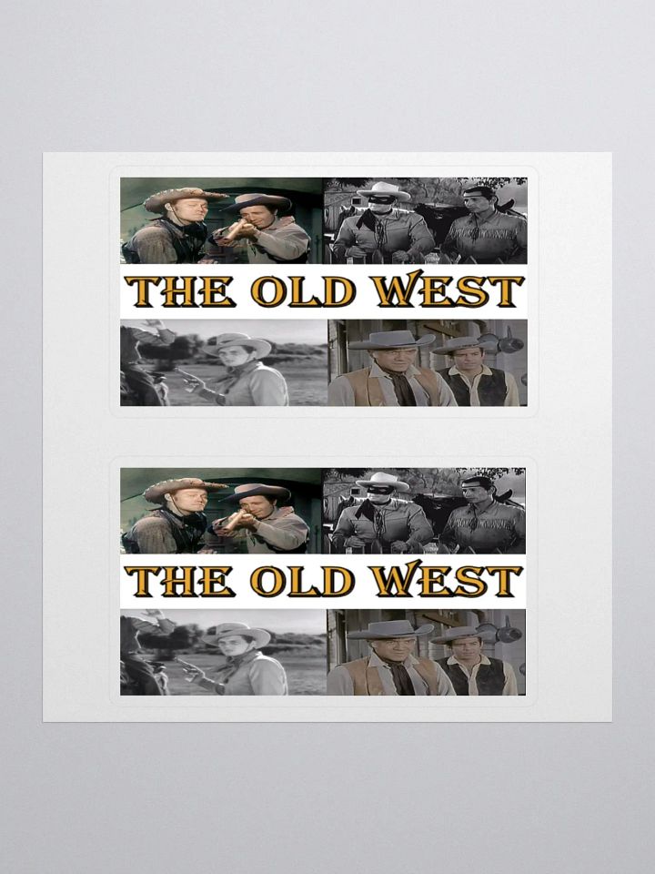 "Turbid" The Old West Collage Sticker Set product image (1)