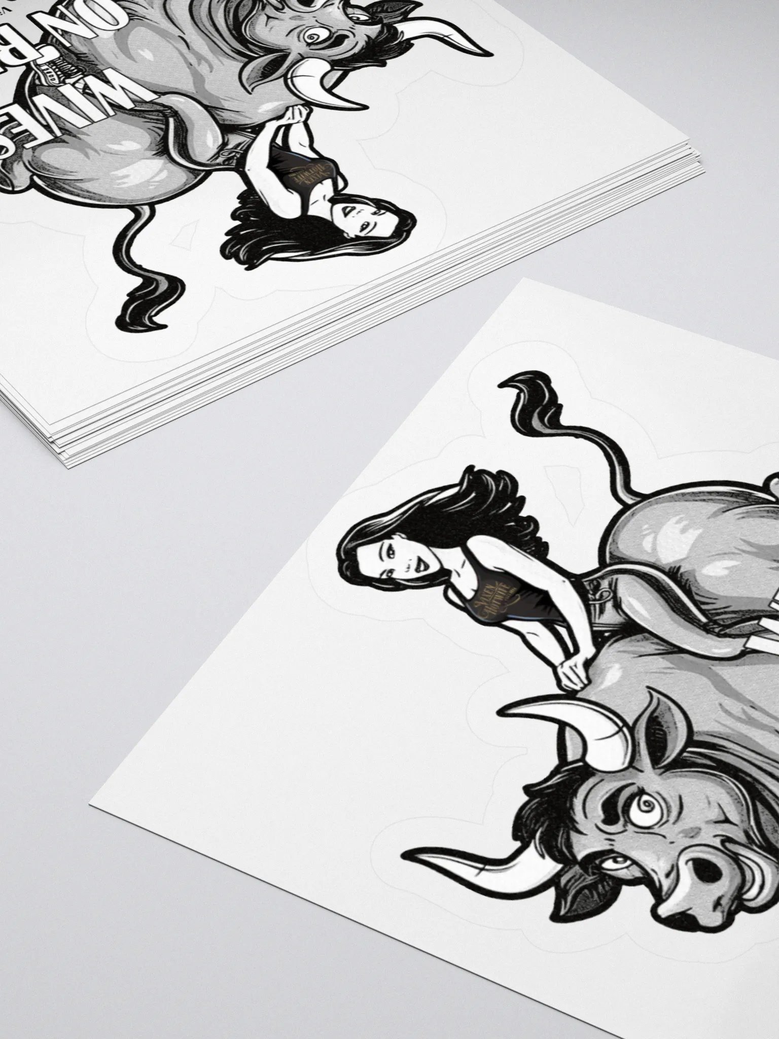 Wives On Bulls Five Stars 5 Stars Vinyl Sticker product image (11)