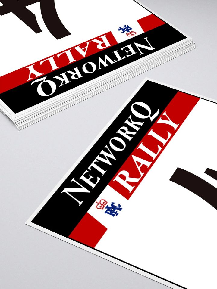 3x3 Sticker / Colin McRae / 1995 NetworkQ RAC Rally Number 4 product image (1)
