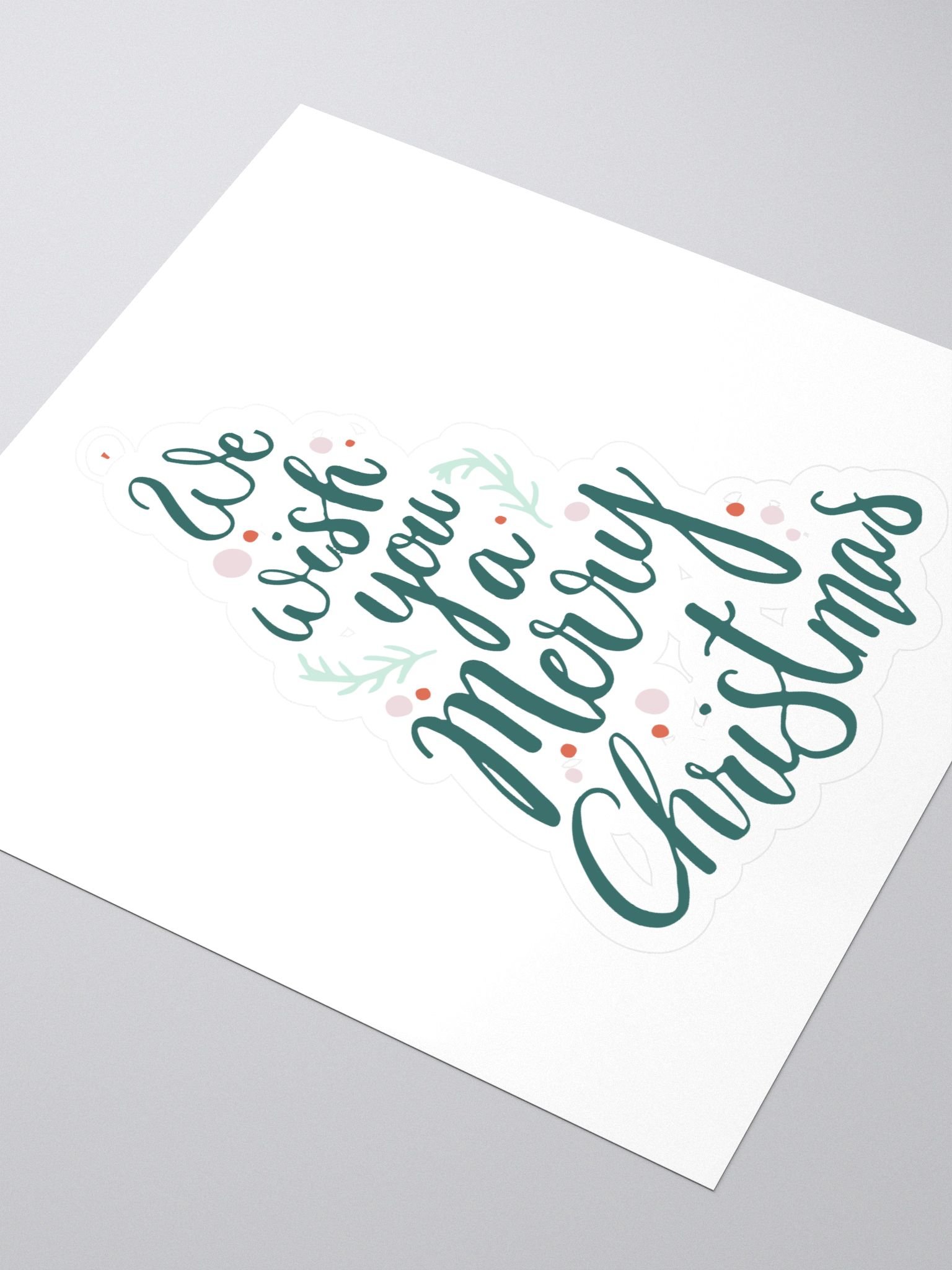 Merry Christmas Tree Kiss-Cut Stickers product image (3)