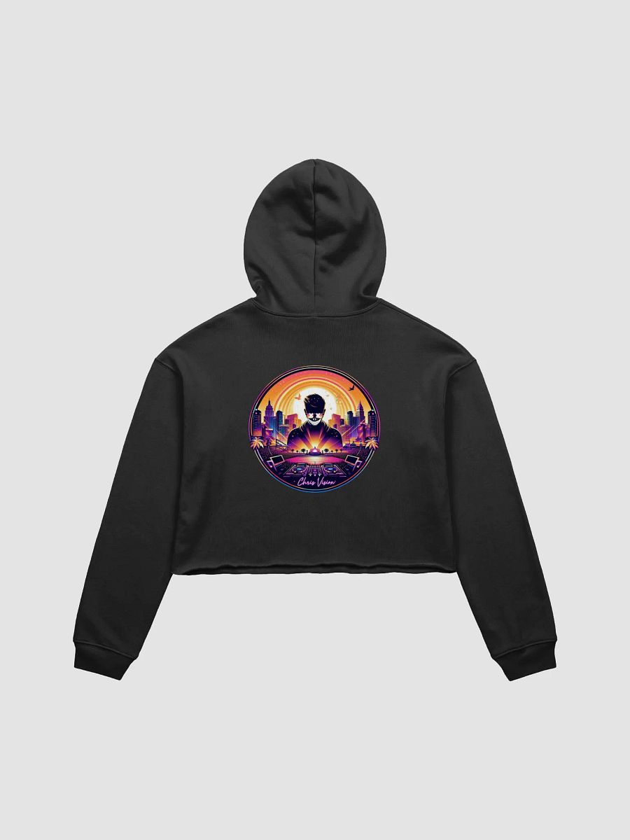 Sunset DJ Vibes Crop Hoodie product image (14)