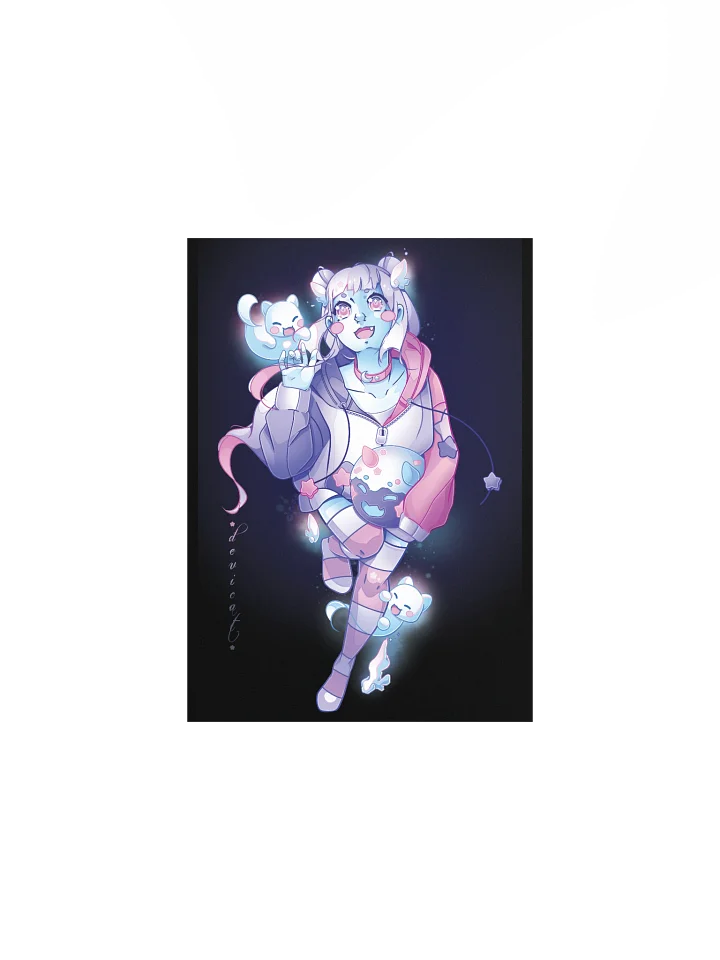 Print • CandiCat Ghost Girl & Ghost Cats • 2025 product image (3)