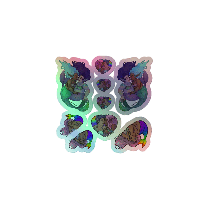 MerFolk Holofoil Stickersheet product image (1)
