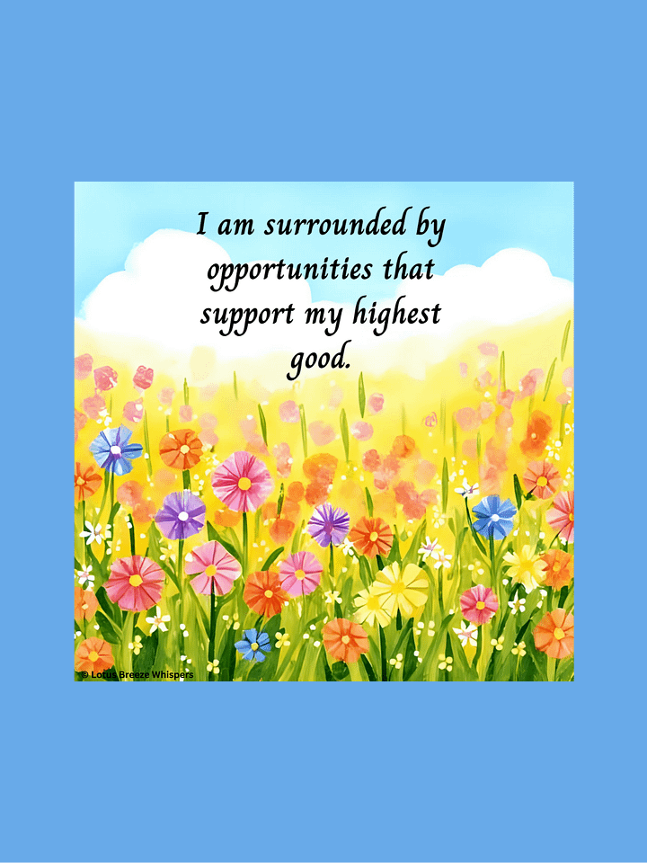 Inspirational Floral Affirmation Cards- Set 1 product image (1)