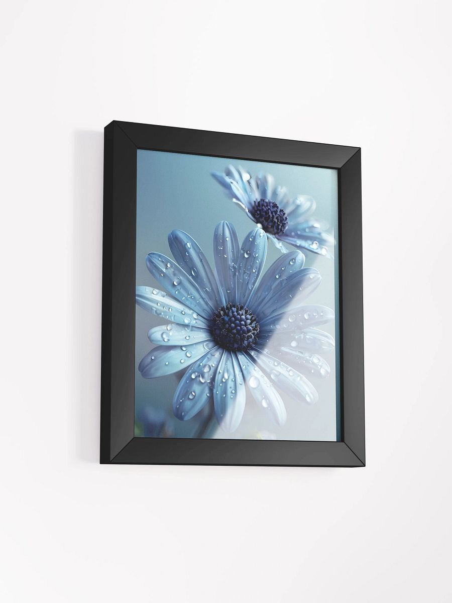 Dew-Kissed Blue Blossoms Poster product image (3)
