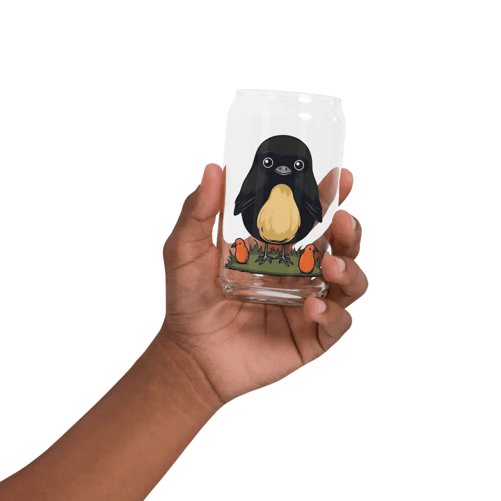 Can-Shaped Glass 🖤 Big Bird & Little Birds product image (32)