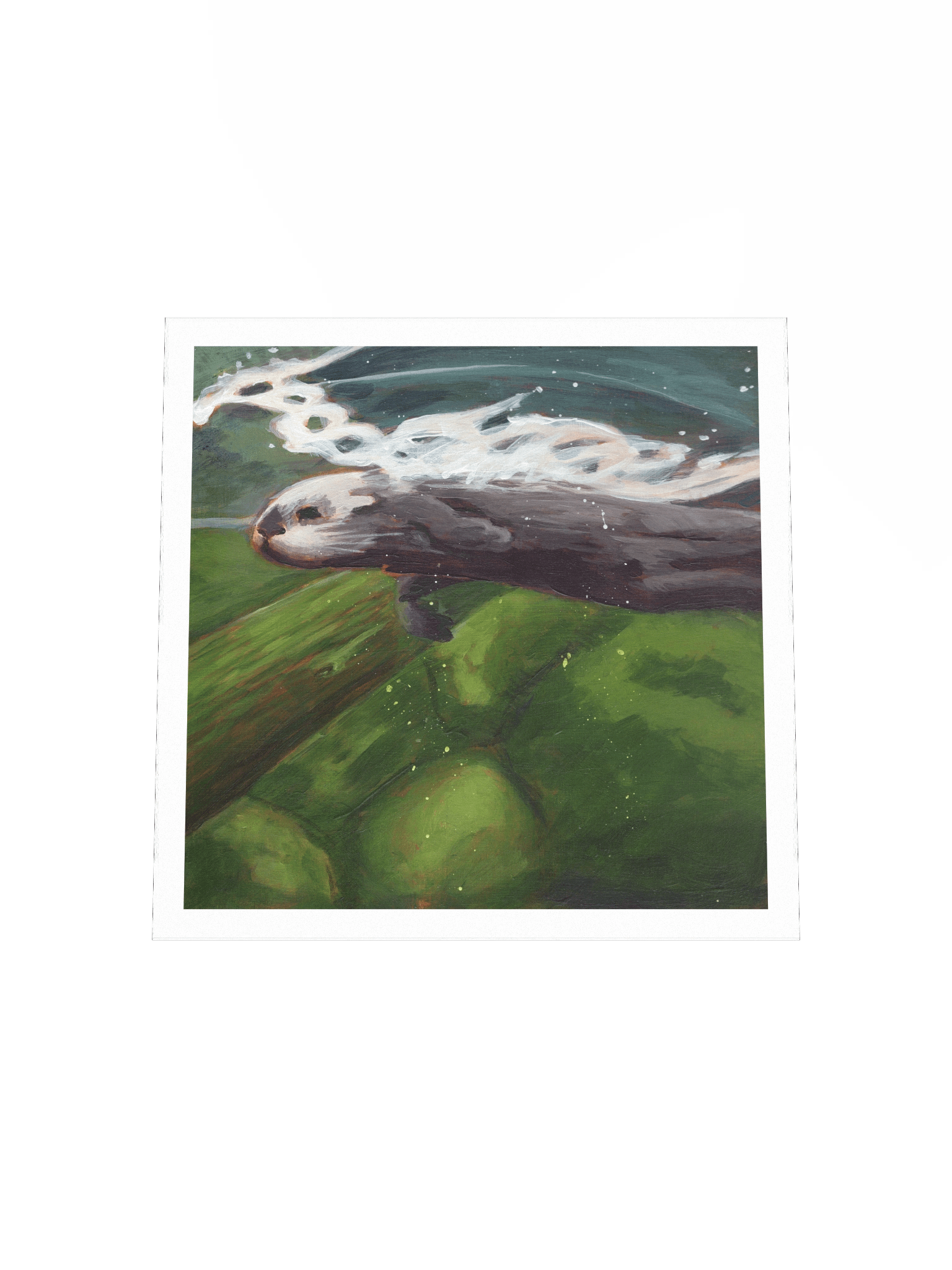 Smooth Glide Otter — Premium Matte Poster product image (8)
