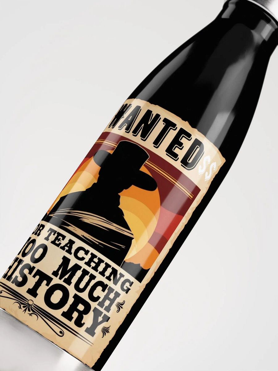 Wild West Wanted Poster Style Bottle product image (9)