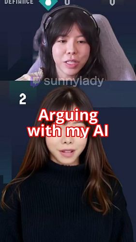I turned on my camera for my AI to see me...