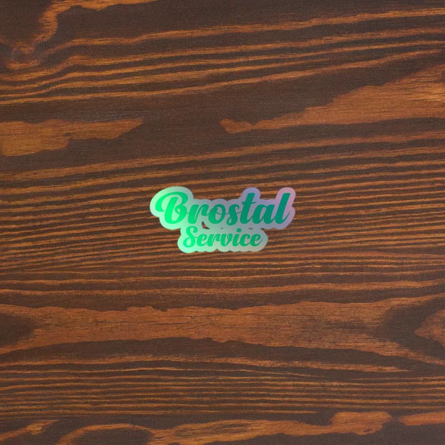 Bro's Holographic Sticker product image (5)