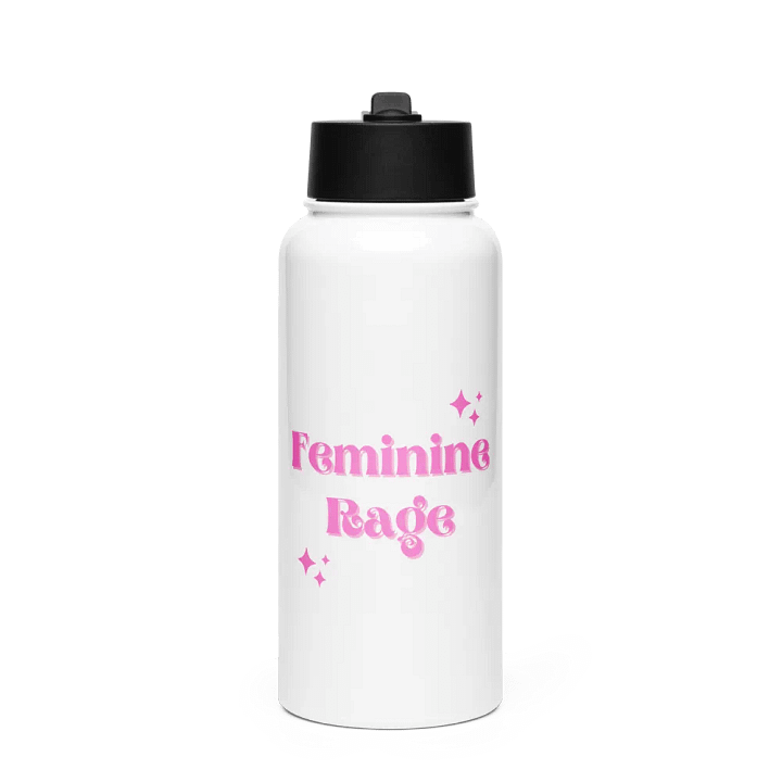Feminine Rage Stainless Steel Water Bottle product image (1)