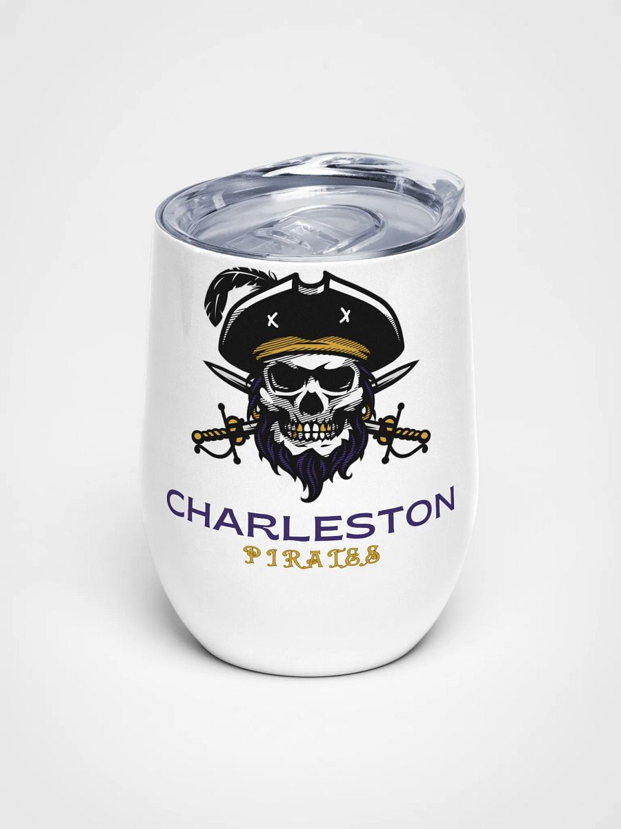 Charleston Pirates Wine Tumbler product image (1)
