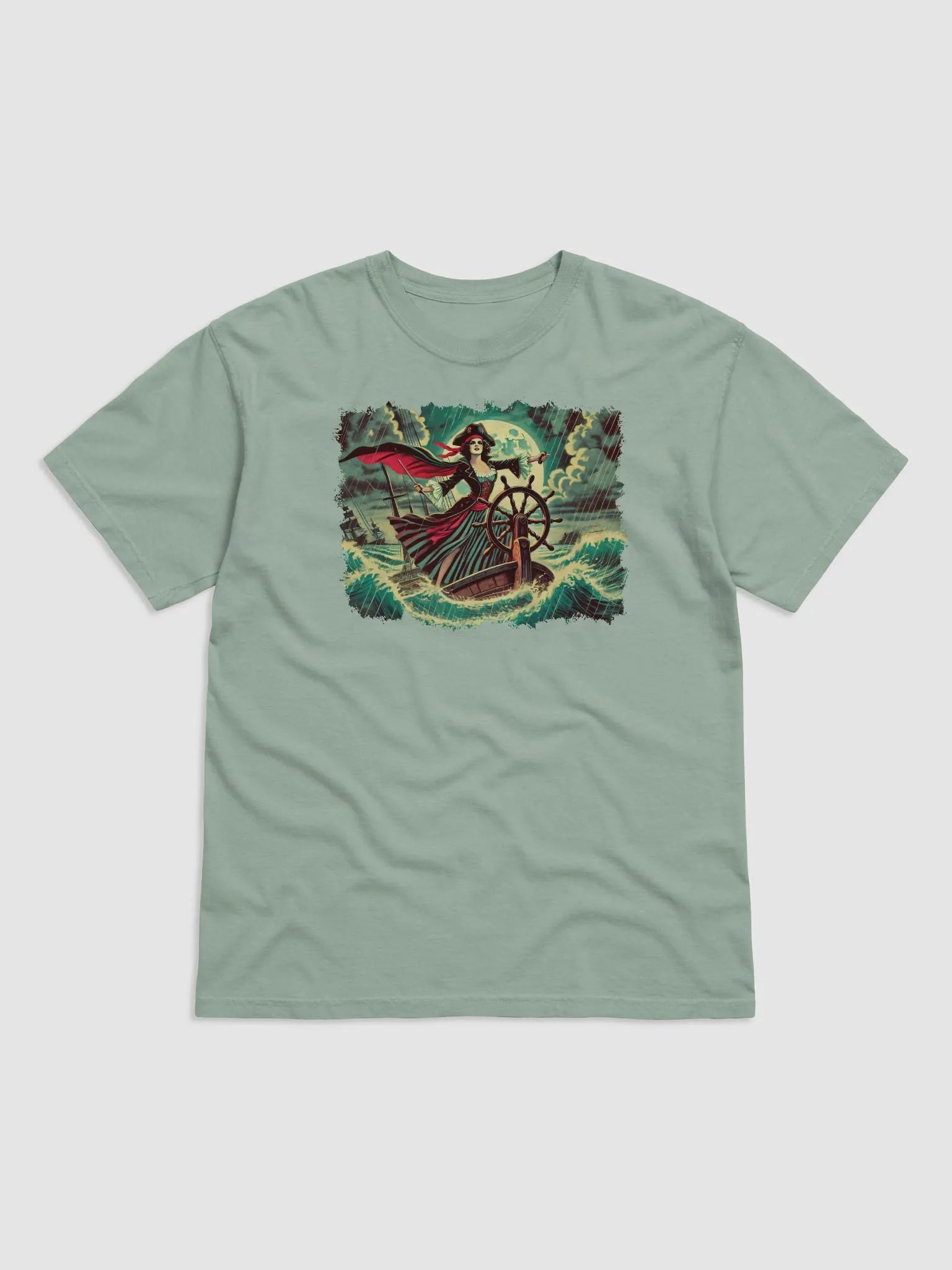 Pirate Woman on the Sea Comfort Colors T-Shirt product image (2)