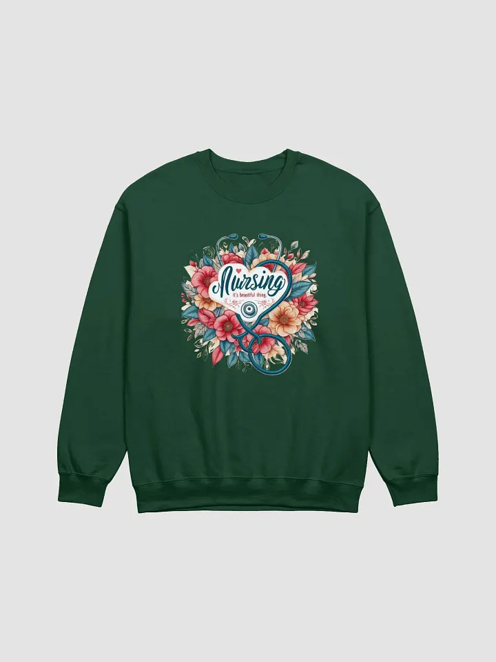 Floral Nursing Heart Crewneck product image (1)