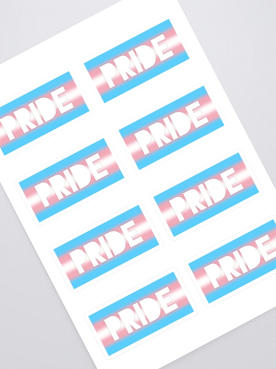 Trans Pride On Display - Stickers product image (1)