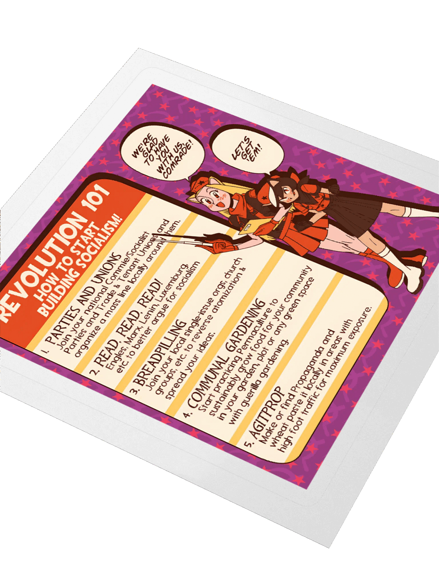 Alunya and Rodina - “Revolution 101” Sticker product image (8)