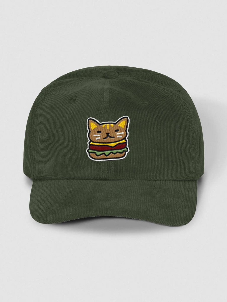 Burger7 – Corduroy Embroidered Hat product image (2)