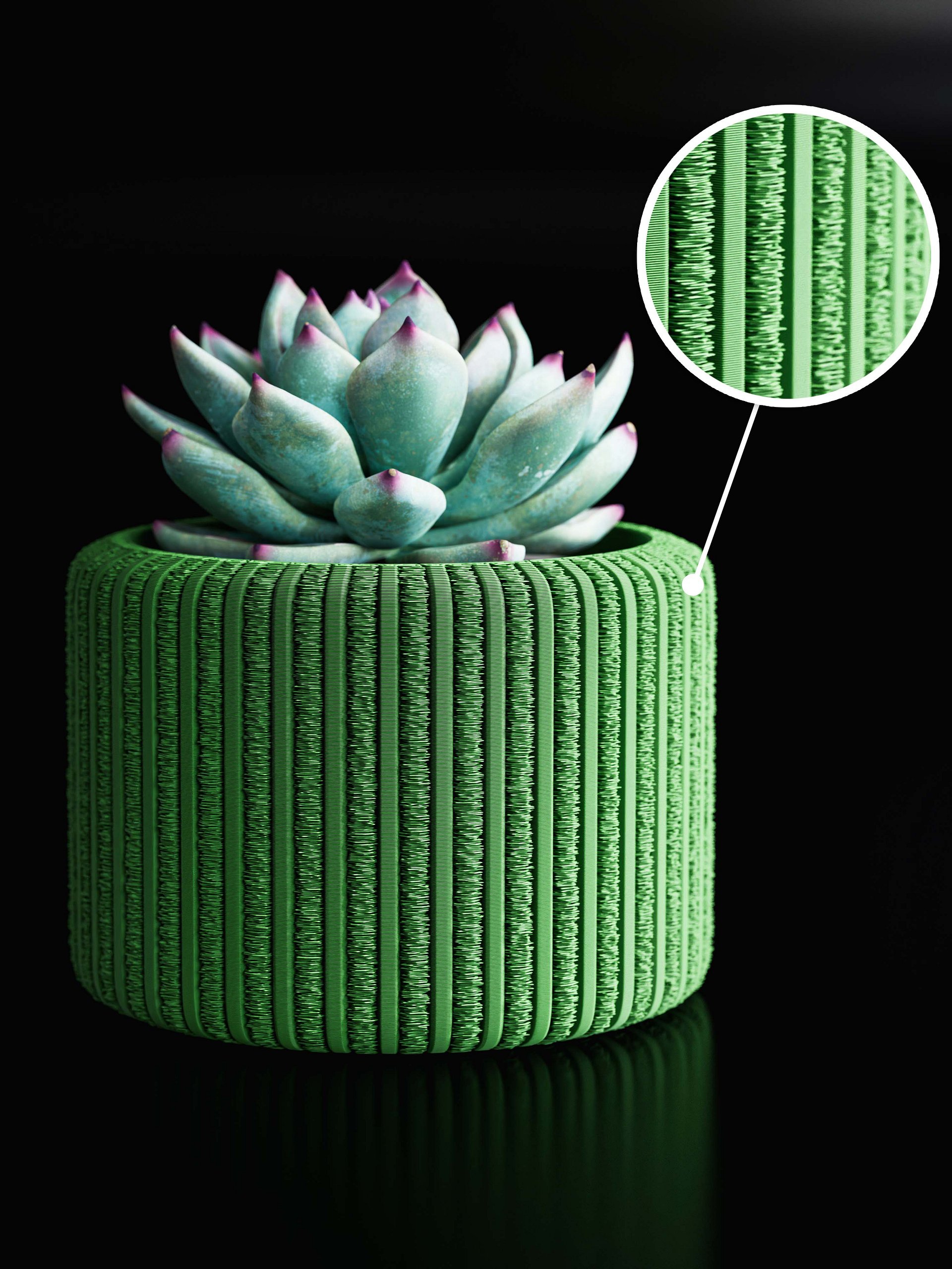 Dual Textured Indoor Planter Pot product image (2)
