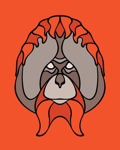 Why do some orangutans have those big, flat cheek pads? 🧐

Males develop large cheek pads, called flanges. They use them to a...