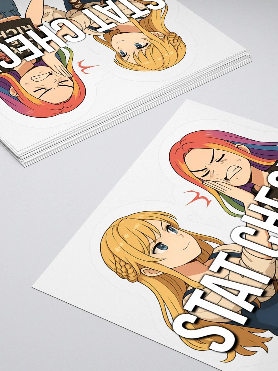 STAT CHECK Sticker product image (4)