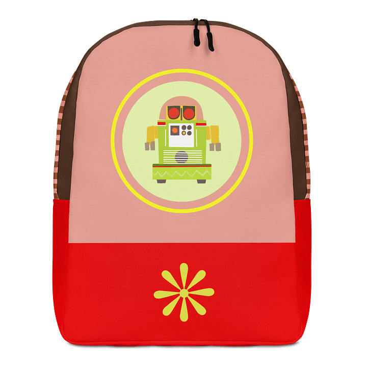 Roller-Egg the Robot - Mustard and Red product image (2)